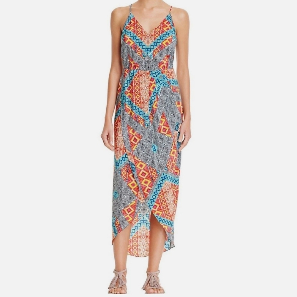 Amanda Uprichard Tulip Hem Silk Maxi Dress Size Small
